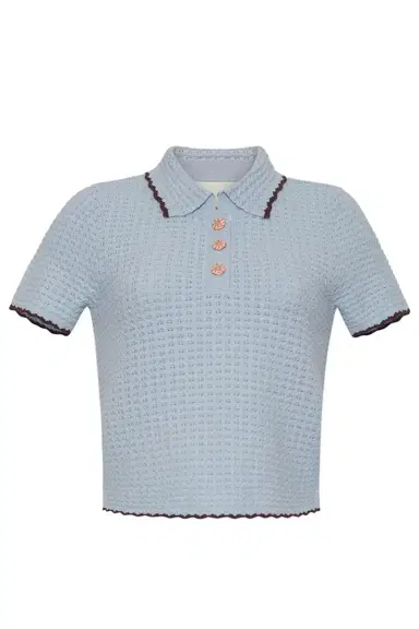 Cara Cara Melody Polo - Light Blue Brown | Thumbnail 1