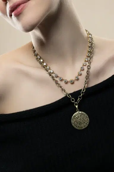 Sylva & Cie Old European Diamond Riviera Necklace | Thumbnail 2