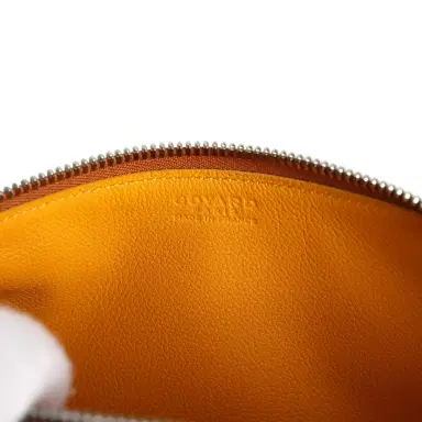 goyard Goyard Goyardine Canvas Bonbonnière Bag Black and Brown Chevroches Calfskin Palladium Hardware | Thumbnail 10