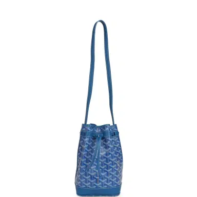 goyard Goyard Goyardine Canvas Sky Blue Petit Flot Bucket Bag PM Palladium Hardware | Thumbnail 6 goyard Goyard Goyardine Canvas Sky Blue Petit Flot Bucket Bag PM Palladium Hardware | Thumbnail 6