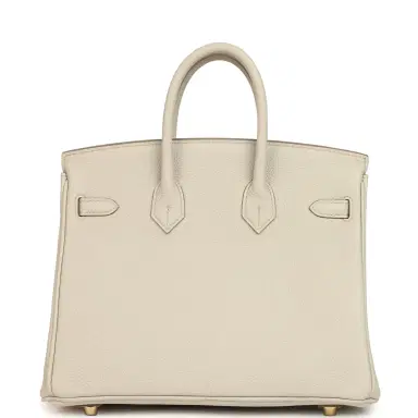 HERMÈS Hermes Birkin 25 Beton Togo Gold Hardware | Thumbnail 4