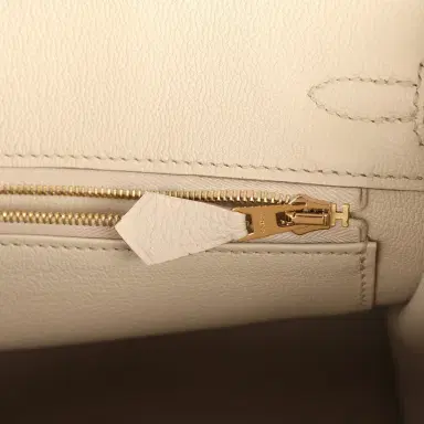 HERMÈS Hermes Birkin 25 Beton Togo Gold Hardware | Thumbnail 9