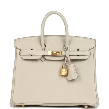 HERMÈS Hermes Birkin 25 Beton Togo Gold Hardware | Thumbnail 1
