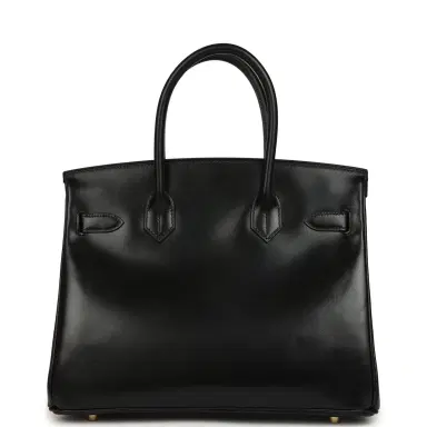 HERMÈS Hermes Birkin 30 Black Box Gold Hardware | Thumbnail 4 HERMÈS Hermes Birkin 30 Black Box Gold Hardware | Thumbnail 4