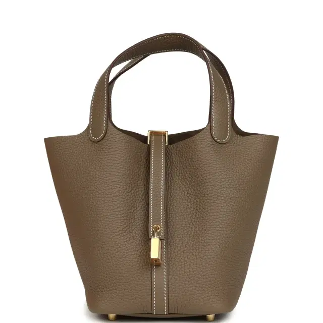 Hermes Picotin Lock 18 Etoupe Clemence Gold Hardware