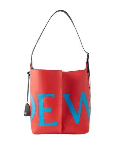 Loewe Bilbao Large Pleated Printed Leather Shoulder Bag | Thumbnail 1