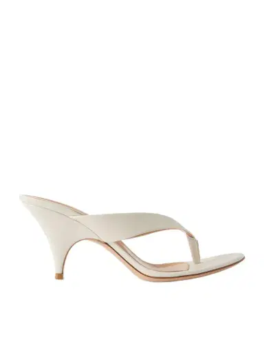 Gianvito Rossi Sofia 70 Leather Thong Sandals | Thumbnail 1