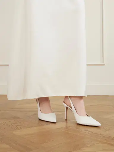 Gianvito Rossi Ribbon 85 Satin Slingback Pumps | Thumbnail 2 Gianvito Rossi Ribbon 85 Satin Slingback Pumps | Thumbnail 2