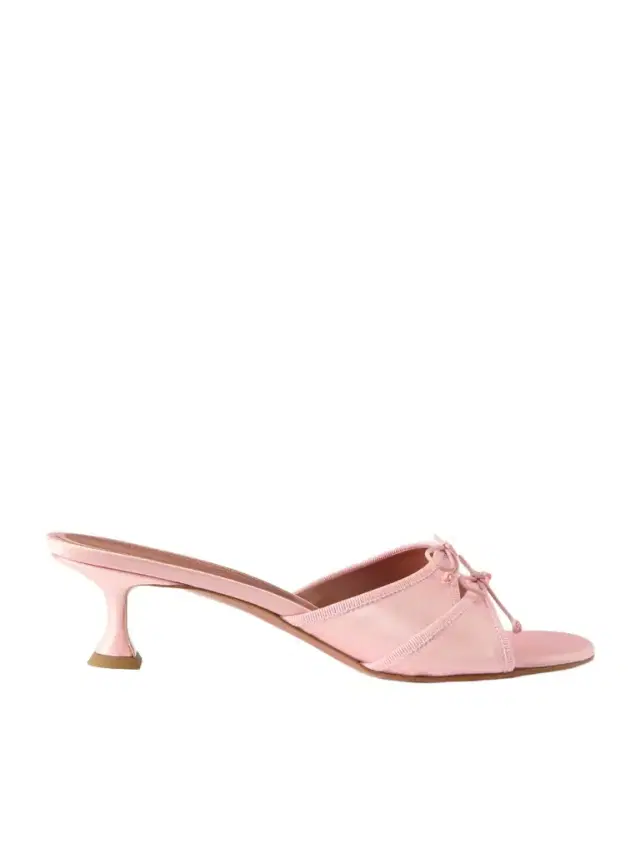 Eleonora 45 Satin Open Toe Mule