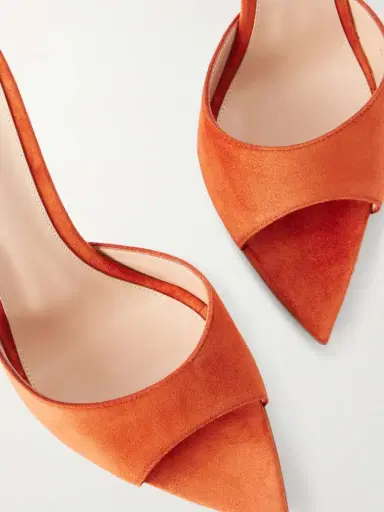 Gianvito Rossi Elle 85 Suede Sandals | Thumbnail 5