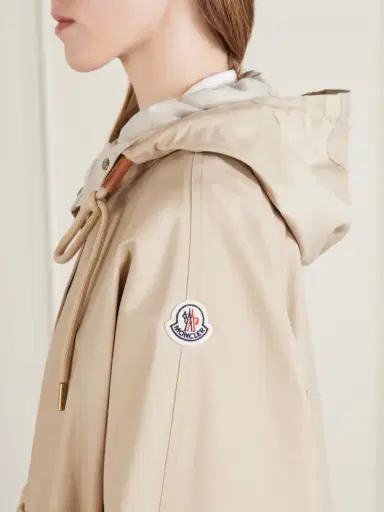 Moncler Brunnera Hooded Cotton-blend Jacket | Thumbnail 5 Moncler Brunnera Hooded Cotton-blend Jacket | Thumbnail 5