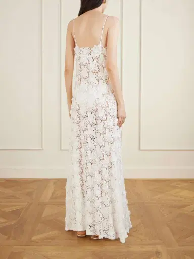 Miguelina Jaquelyn Lace Midi Dress | Thumbnail 3