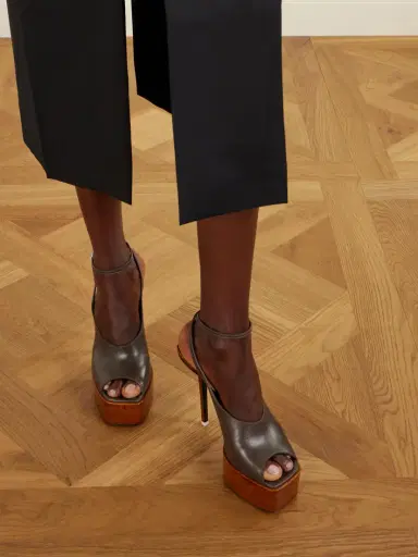 The Attico Ornella Leather Sandals | Thumbnail 2 The Attico Ornella Leather Sandals | Thumbnail 2