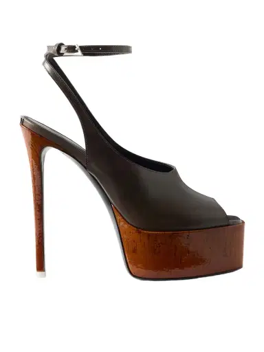The Attico Ornella Leather Sandals | Thumbnail 1 The Attico Ornella Leather Sandals | Thumbnail 1