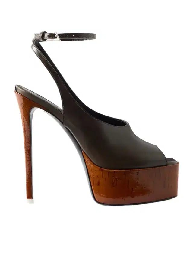 The Attico Ornella Leather Sandals