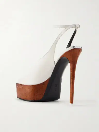 The Attico Ornella 140 Leather Platform Pumps | Thumbnail 3 The Attico Ornella 140 Leather Platform Pumps | Thumbnail 3
