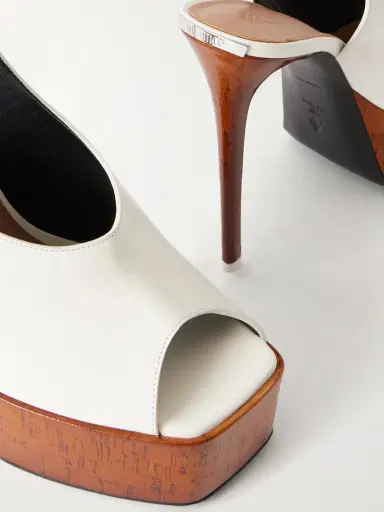 The Attico Ornella 140 Leather Platform Pumps | Thumbnail 5 The Attico Ornella 140 Leather Platform Pumps | Thumbnail 5