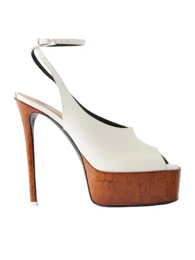 The Attico Ornella 140 Leather Platform Pumps | Thumbnail 1 The Attico Ornella 140 Leather Platform Pumps | Thumbnail 1