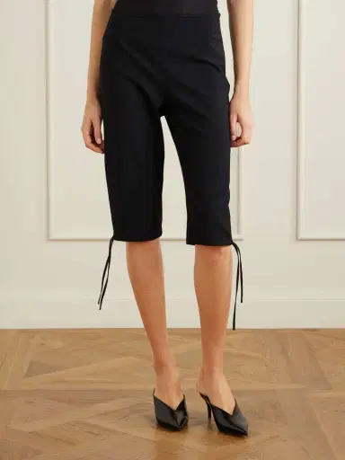 COLLEEN ALLEN Theatre Copped Stretch-crepe Straight-leg Capri Pants | Thumbnail 3
