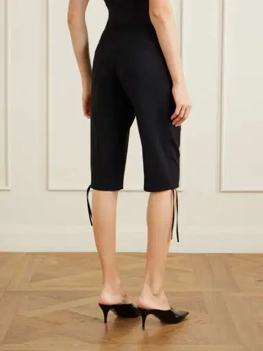 COLLEEN ALLEN Theatre Copped Stretch-crepe Straight-leg Capri Pants | Thumbnail 4