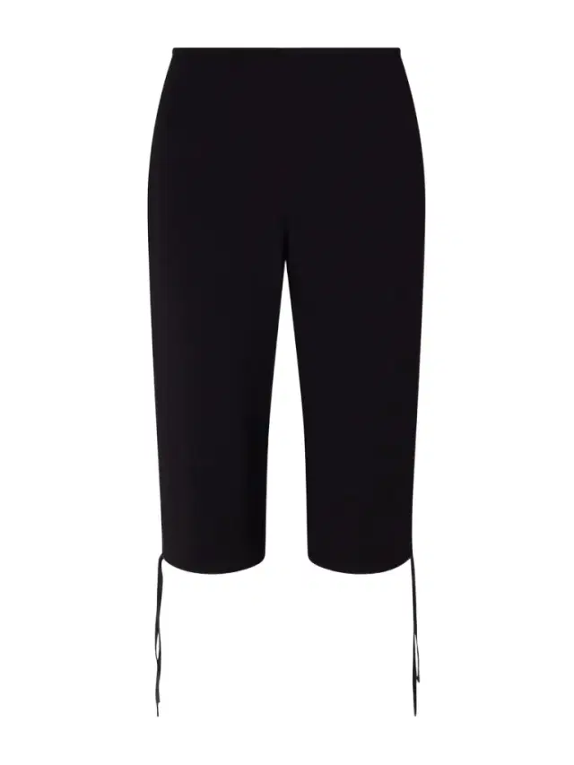 COLLEEN ALLEN Theatre Copped Stretch-crepe Straight-leg Capri Pants