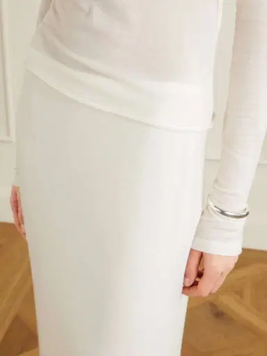 COLLEEN ALLEN Stretch Tencel™ Modal, Silk And Cashmere-blend Maxi Skirt | Thumbnail 5