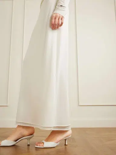 COLLEEN ALLEN Stretch Tencel™ Modal, Silk And Cashmere-blend Maxi Skirt | Thumbnail 6