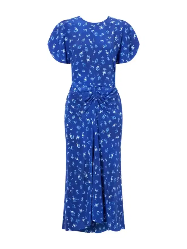 Bela Floral-print Silk-chiffon Midi Dress