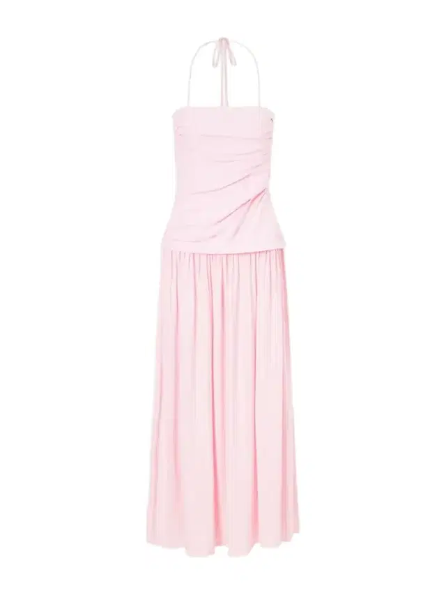 Notte Ruched Linen Maxi Dress