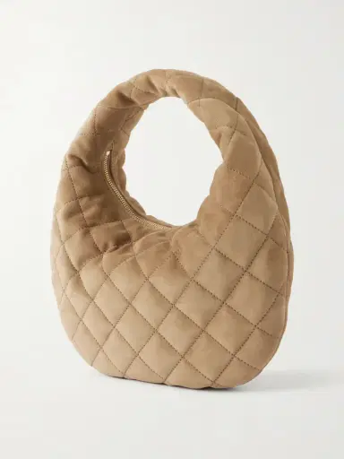 Saint Laurent Icarino Matelassé Suede Shoulder Bag | Thumbnail 4