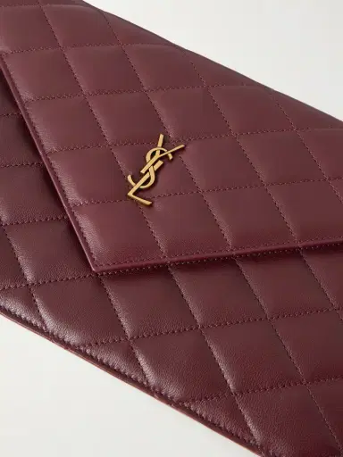 Saint Laurent Paris Matelassé Leather Pouch | Thumbnail 5 Saint Laurent Paris Matelassé Leather Pouch | Thumbnail 5