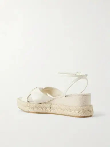 Jimmy Choo Aella 60 Leather Wedge Sandals | Thumbnail 3