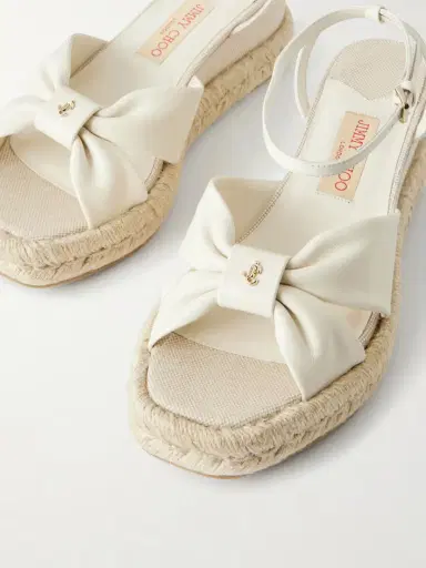 Jimmy Choo Aella 60 Leather Wedge Sandals | Thumbnail 5