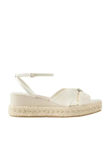 Jimmy Choo Aella 60 Leather Wedge Sandals | Thumbnail 1