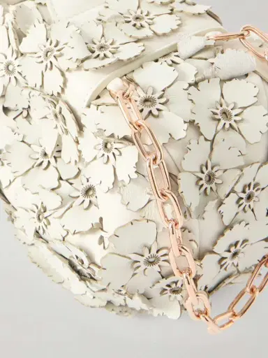 Gabriela Hearst Soft Demi Appliquéd Leather Clutch | Thumbnail 4