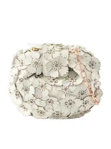 Gabriela Hearst Soft Demi Appliquéd Leather Clutch | Thumbnail 1