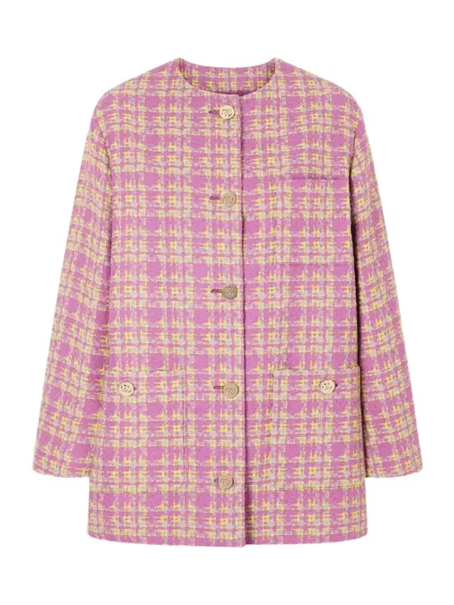 Cotton-blend Tweed Blazer