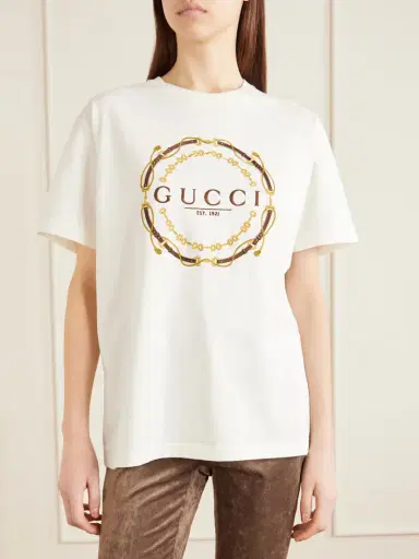 Gucci Printed Jersey T-shirt | Thumbnail 3 Gucci Printed Jersey T-shirt | Thumbnail 3