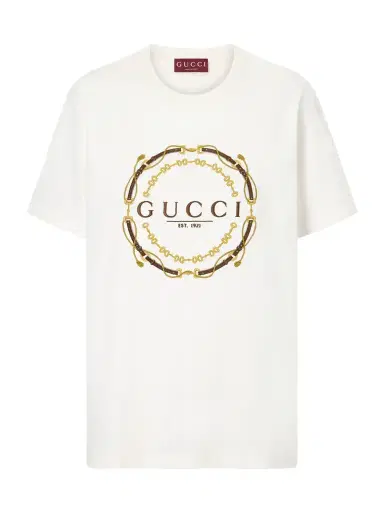 Gucci Printed Jersey T-shirt | Thumbnail 1 Gucci Printed Jersey T-shirt | Thumbnail 1