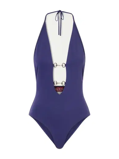 Gucci Horsebit-embellished Halternek Swimsuit | Thumbnail 1 Gucci Horsebit-embellished Halternek Swimsuit | Thumbnail 1