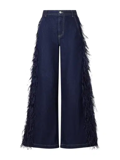 TWP Embellished Cotton Straight-leg Pants | Thumbnail 1