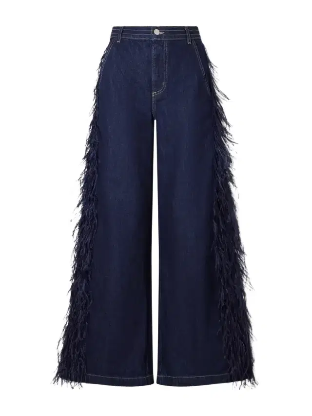 Embellished Cotton Straight-leg Pants Embellished Cotton Straight-leg Pants