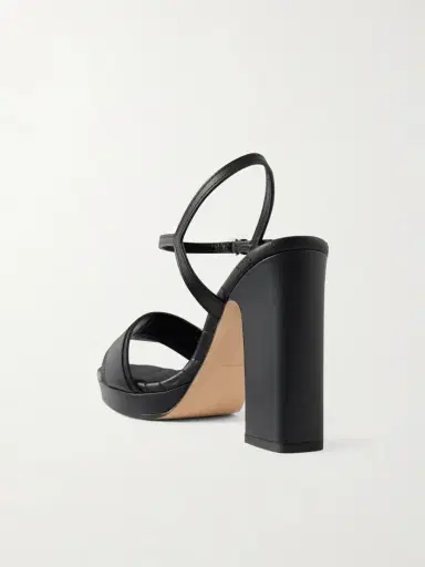 Gucci Embellished Leather Platform Sandals | Thumbnail 3