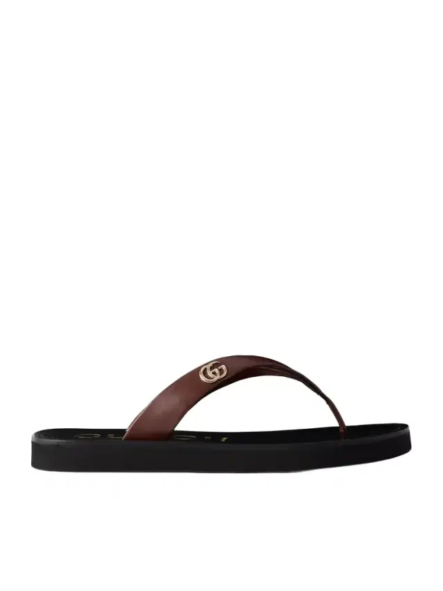 Embellished Leather Sandals