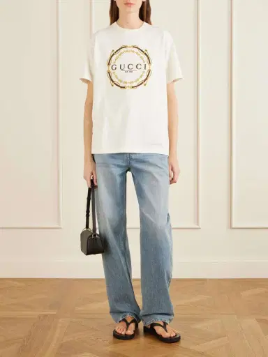 Gucci Embellished Leather Sandals | Thumbnail 4 Gucci Embellished Leather Sandals | Thumbnail 4