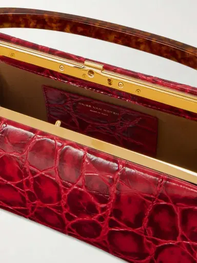 Dries Van Noten Croc-effect Leather Shoulder Bag | Thumbnail 6