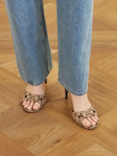 Gucci Horsebit-embellished Canvas-jacquard Mules | Thumbnail 2 Gucci Horsebit-embellished Canvas-jacquard Mules | Thumbnail 2