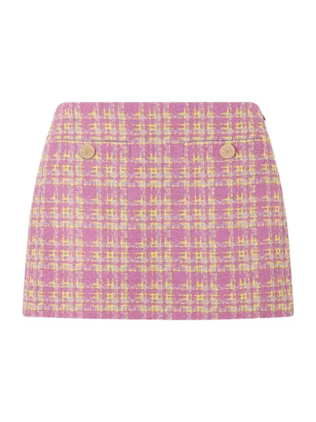 Cotton-blend Tweed Mini Skirt