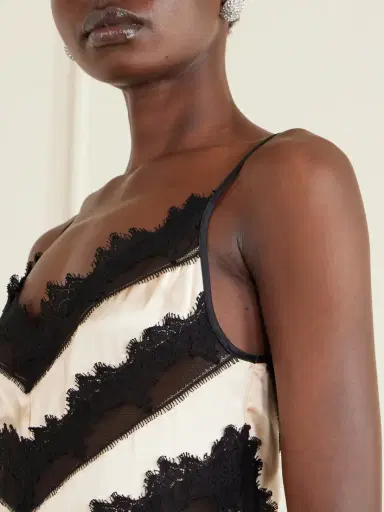 Rodarte Lace-trimmed Silk Gown | Thumbnail 4 Rodarte Lace-trimmed Silk Gown | Thumbnail 4