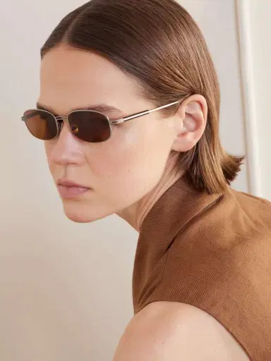 Brunello Cucinelli Square-frame Silver-tone And Acetate Sunglasses | Thumbnail 5